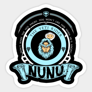NUNU & WILLUMP - LIMITED EDITION Sticker